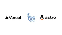 Vercel, Github Actions, Astro logos